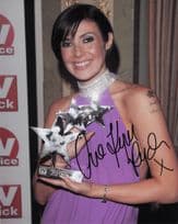 Kym Ryder Coronation Street 2007 TV Quick Awards SEXY 10x8 Hand Signed Photo