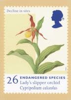 Lady's Slipper Orchard Endangered Species FDC Postcard