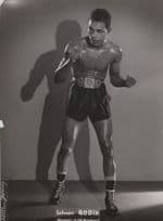 Lahouari Godin Algerian French Boxer Large Old Publicity Photo