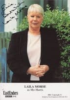 Laila Morse as Mo Harris To Eric Eastenders Hand Signed Cast Photo