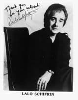 Lalo Schifrin Clint Eastwood Film Composer 10x8 Hand Signed Photo