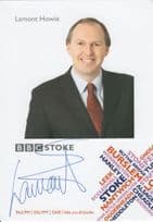 Lamont Howie BBC Radio Stoke Hand Signed Cast Card Photo