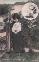 Language Of Flowers White Rose I Am Worthy Of You Romance Postcard