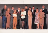 Larry Hagman JR in Dallas Hand Signed Official Greetings Card