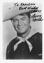 Larry Storch Cowboy Actor Mr Whoopee Large Hand Signed Photo