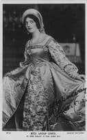 Laura Cowie Henry VIII Anne Of Boleyn Silent Film Actress Hand Signed Postcard