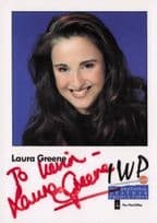 Laura Greene TV Weather Presenter Channel 5 Met Office Hand Signed Photo