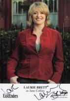 Laurie Brett as Jane Collins BBC Eastenders Hand Signed Cast Card photo