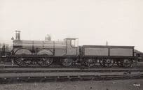 LB & SC Gladstone 214 Train Antique Real Photo Postcard