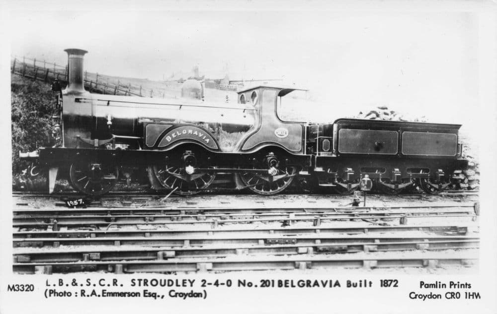 LB & SCR Stroudley Victorian Old Train Belgravia Pamlin Prints RPC ...