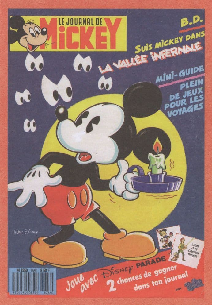 Le Journal De Mickey Mouse French Magazine Postcard
