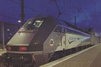 Le Shuttle Eurostar Double Decker at Folkestone Terminal Postcard
