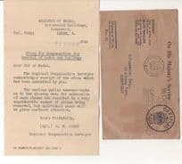 Leeds Ministry of Works Goverment Buildings 1948 Surveyor Letter