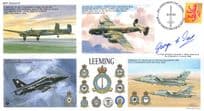 Leeming RAF Station George Dove WW2 10 Squadron Map LTD TO 100 Hand Signed FDC