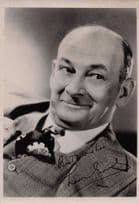 Leon Errol Historic Film Actor 7x5 Hand Signed Old Photo