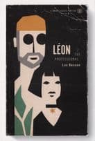 Leon The Professional Hitman Luc Beeson Film Movie As Rare Old Book Cover Postcard