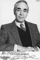 Leonard Fenton Dr Legg Eastenders Vintage Hand Signed Cast Card Photo