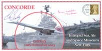 Les Brodie Brian Walpole LTD EDN OF 1 Concorde New York Hand Signed FDC