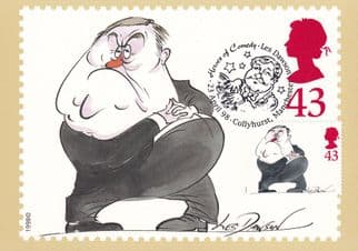 Les Dawson ITV Comedian Manchester First Day Cover Postcard