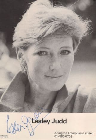 Lesley Judd Blue Peter Presenter Hand Signed Photo