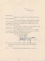 Lester Ferguson Antique Hand Signed Your Song Parade BBC Letter