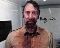 Lewis Mickey as Zombie in World War Z 10x8 Hand Signed Photo
