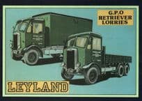 Leyland GPO Retriever Lorry Lorries Transport Postcard
