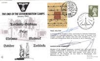 Liberation Of The Nazi Concentration Camps Dachau POW Arthur Haulot MULTI Hand Signed FDC