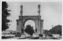 Lima Arco Morisco Avenue Leguia Transport Chile Peru Old RPC Postcard