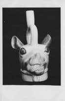 Lima Peru Chile Museo Nacional Antique Animal Sculpture Old RPC Postcard