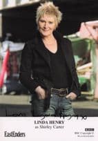Linda Henry as Shirley Carter Eastenders Hand Signed Cast Photo
