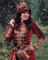 Linda Lusardi As Sexy Forest Queen Rare Theatre 10x8 Hand Signed Photo