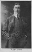 Lionel Glenister Edwardian Actor Hand Signed Old Theatre RPC Postcard
