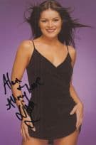 Lisa Kay Hollyoaks Hand Sign Official Double Sided Pictures Rare Cast Card Photo