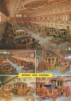 Lisboa Coach Museum 2x Portugal Coches Museu Postcard s