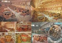 Lisboa Portugal Coach Museum Transporation 4x Postcard s