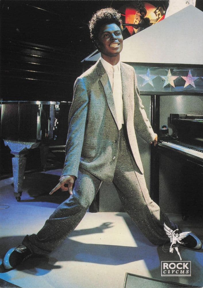 Little Richard Rock n Roll Waxwork Music Rock Circus Postcard