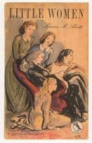 Little Women Louisa Alcott 1953 Puffin Book Postcard