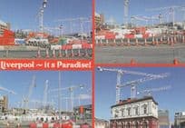 Liverpool Its A Paradise - Surely Not !! Comic Cranes Postcard