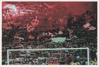 Liverpool vs Manchester United at The Kop 1994 Postcard