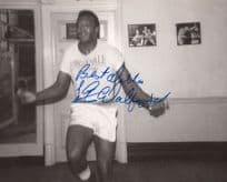 Lloyd Walford London Boxer Training At Gym Hand Signed Photo