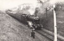LMSR Class 4-4-2T Number 6812 Antique LNWR Train Railway Photo