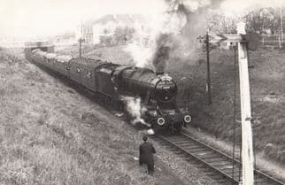 LMSR Class 4-4-2T Number 6812 Antique LNWR Train Railway Photo
