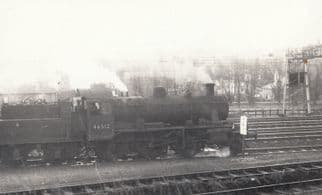 LNWR 2-6-0 Class 2 46512 Train Vintage Photo