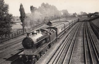 LNWR 4-6-0 Class Locomotive Vintage Train Photo