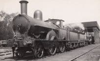 LNWR Class 2-4-0 No 36 Whitworth Train Old Photo