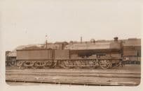 LNWR G-2A Class 7F 0-8-0 No 2287 Antique Real Photo Train Postcard