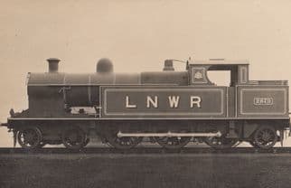 LNWR LMS Class 4-6-2T No 2670 Bowen Cooke Antique Train Postcard