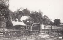 LNWR Railway Precursor 3P Class 4-4-0 Real Photo Train Postcard