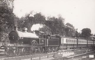 LNWR Railway Precursor 3P Class 4-4-0 Real Photo Train Postcard